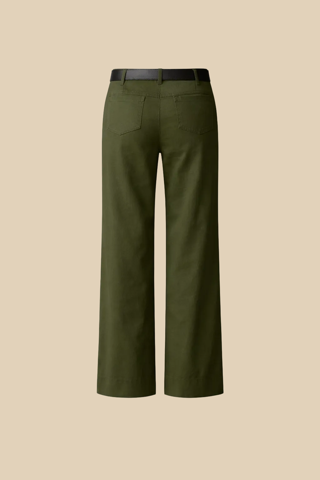 Elegante High-Waist Straight-Leg Hose