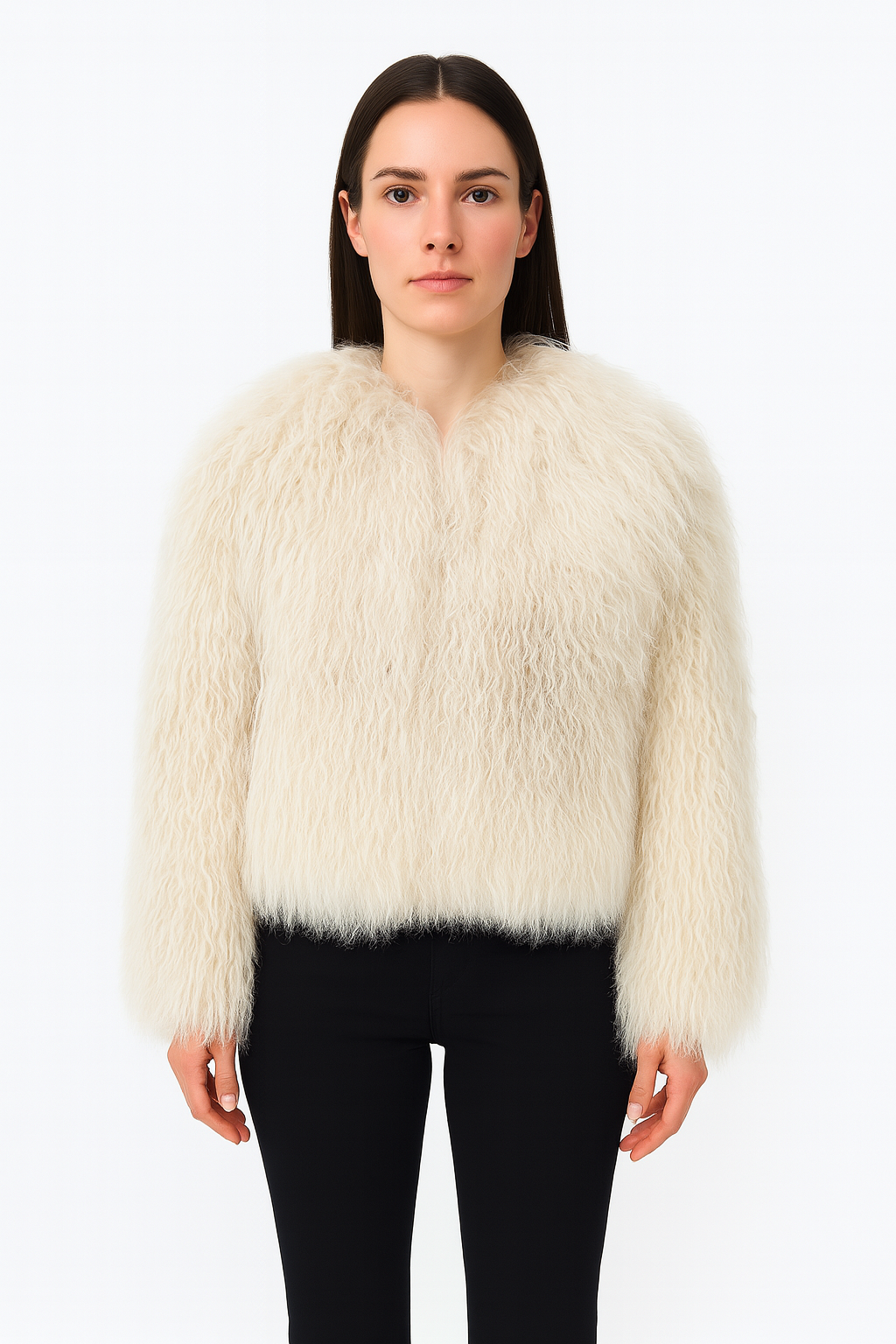 Elvara Mongolische Felljacke