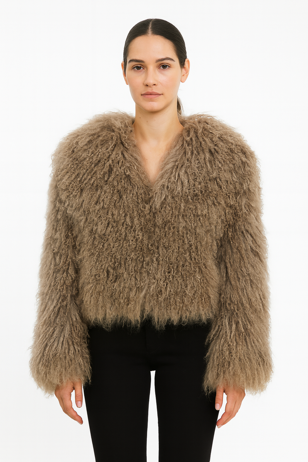 Elvara Mongolische Felljacke