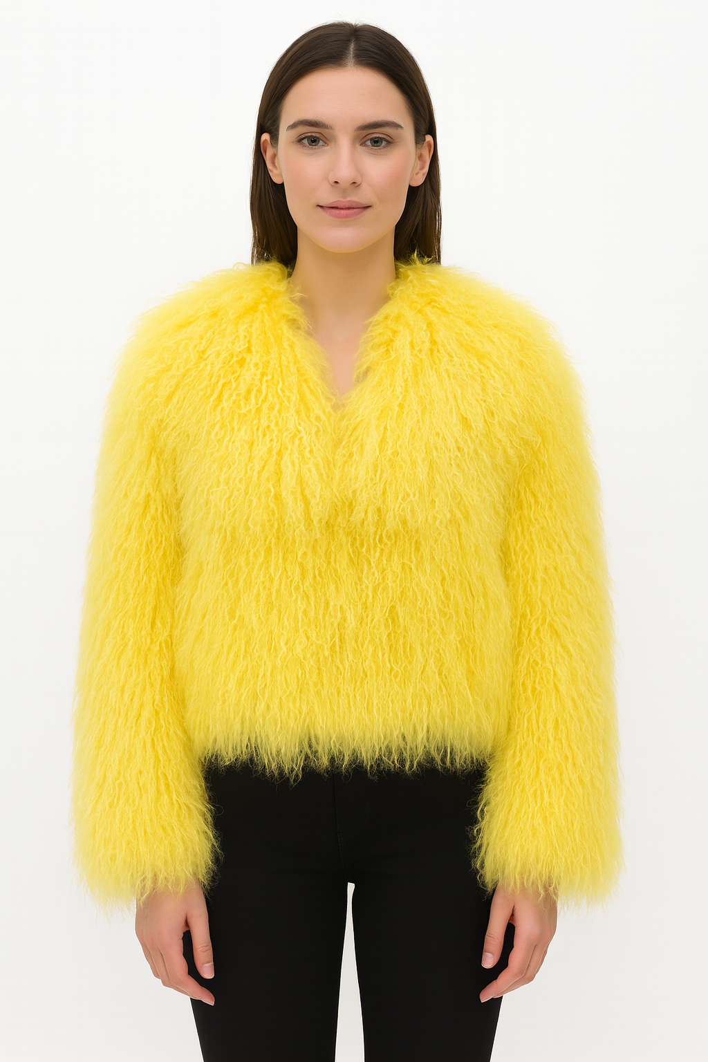 Elvara Mongolische Felljacke