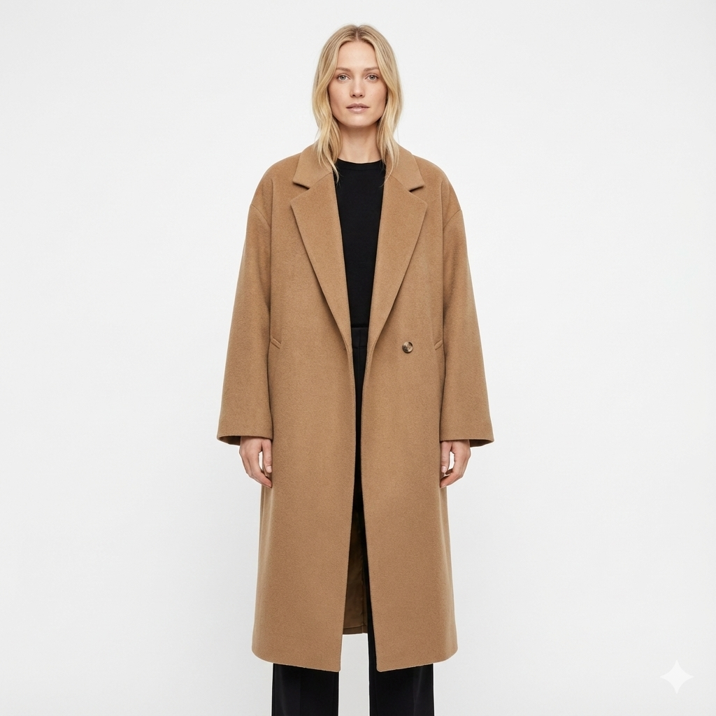 Avelora Langer Wollmantel