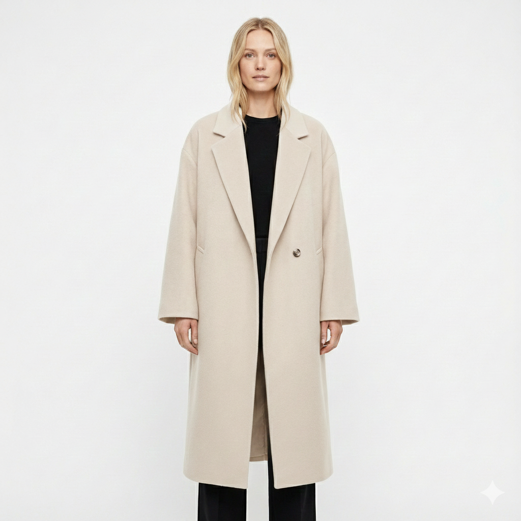 Avelora Langer Wollmantel