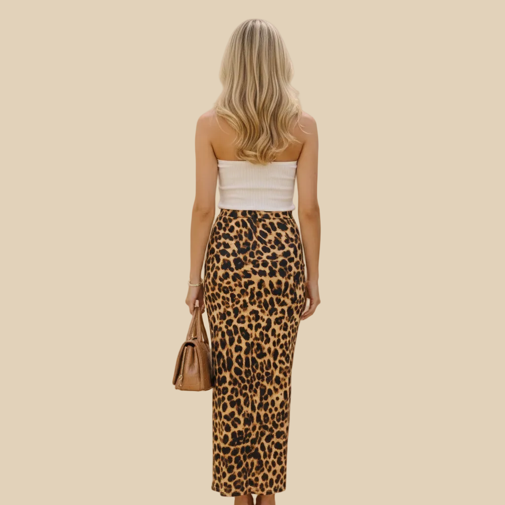Wild Chic Leopard Maxi-Rock