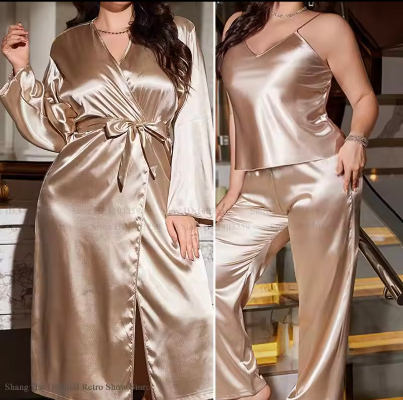 Satin Luxe Pyjama-Set