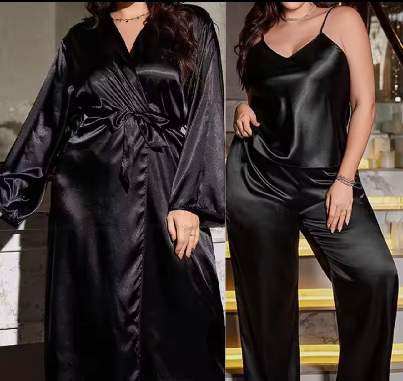 Satin Luxe Pyjama-Set