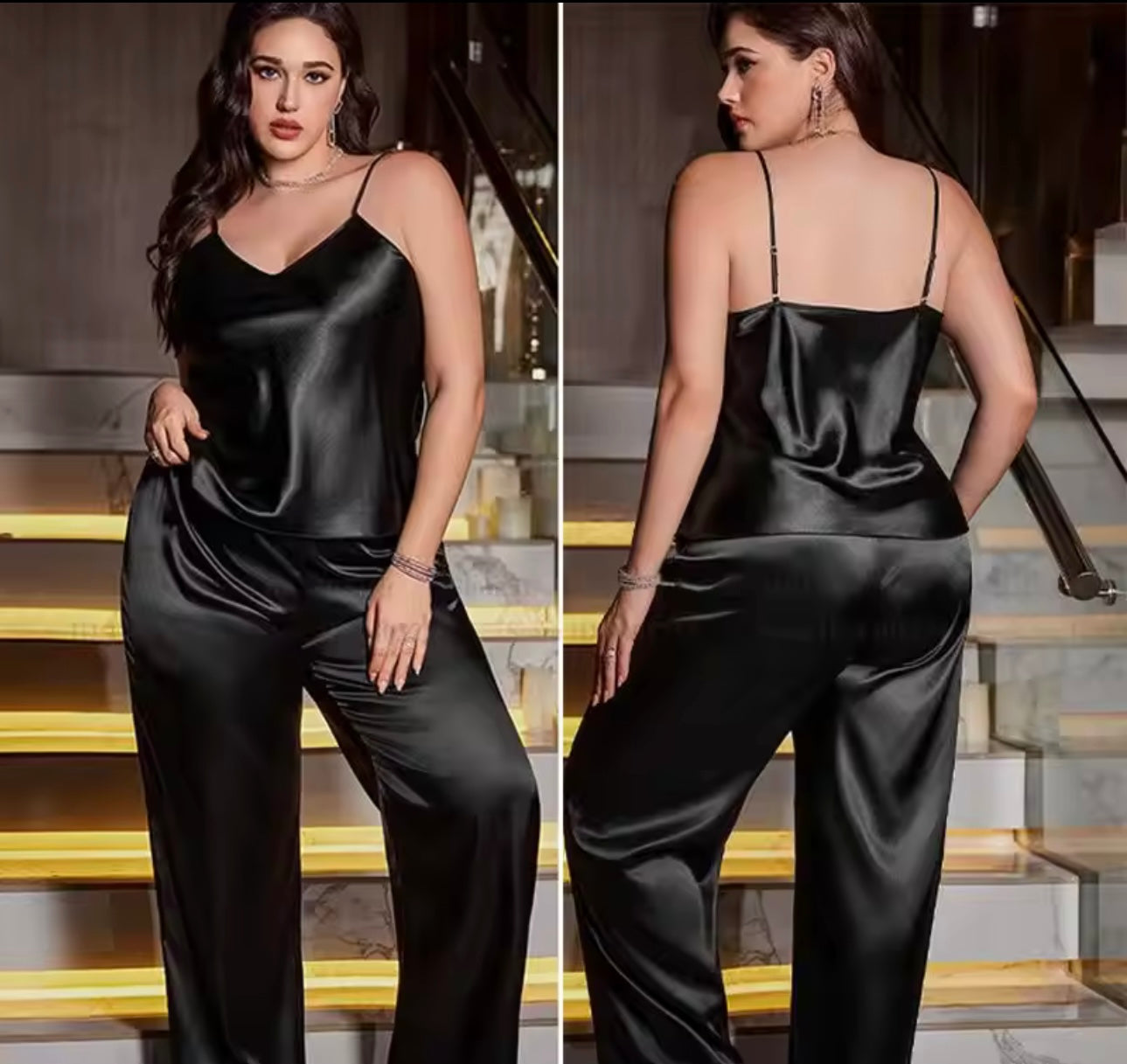 Satin Luxe Pyjama-Set