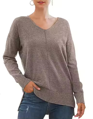 Eleganter V-Neck Pullover