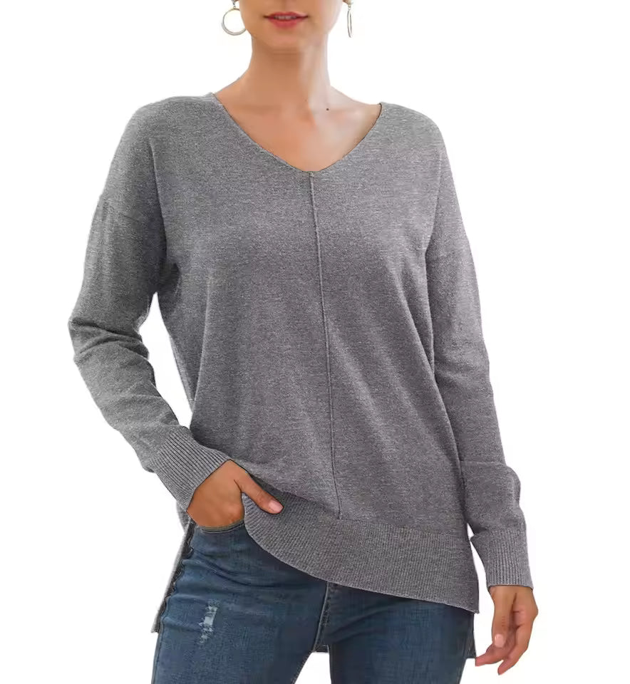 Eleganter V-Neck Pullover