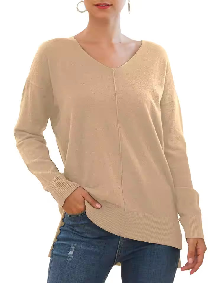 Eleganter V-Neck Pullover