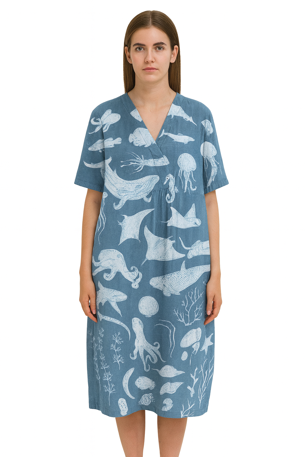 Florales Sommer-Maxikleid