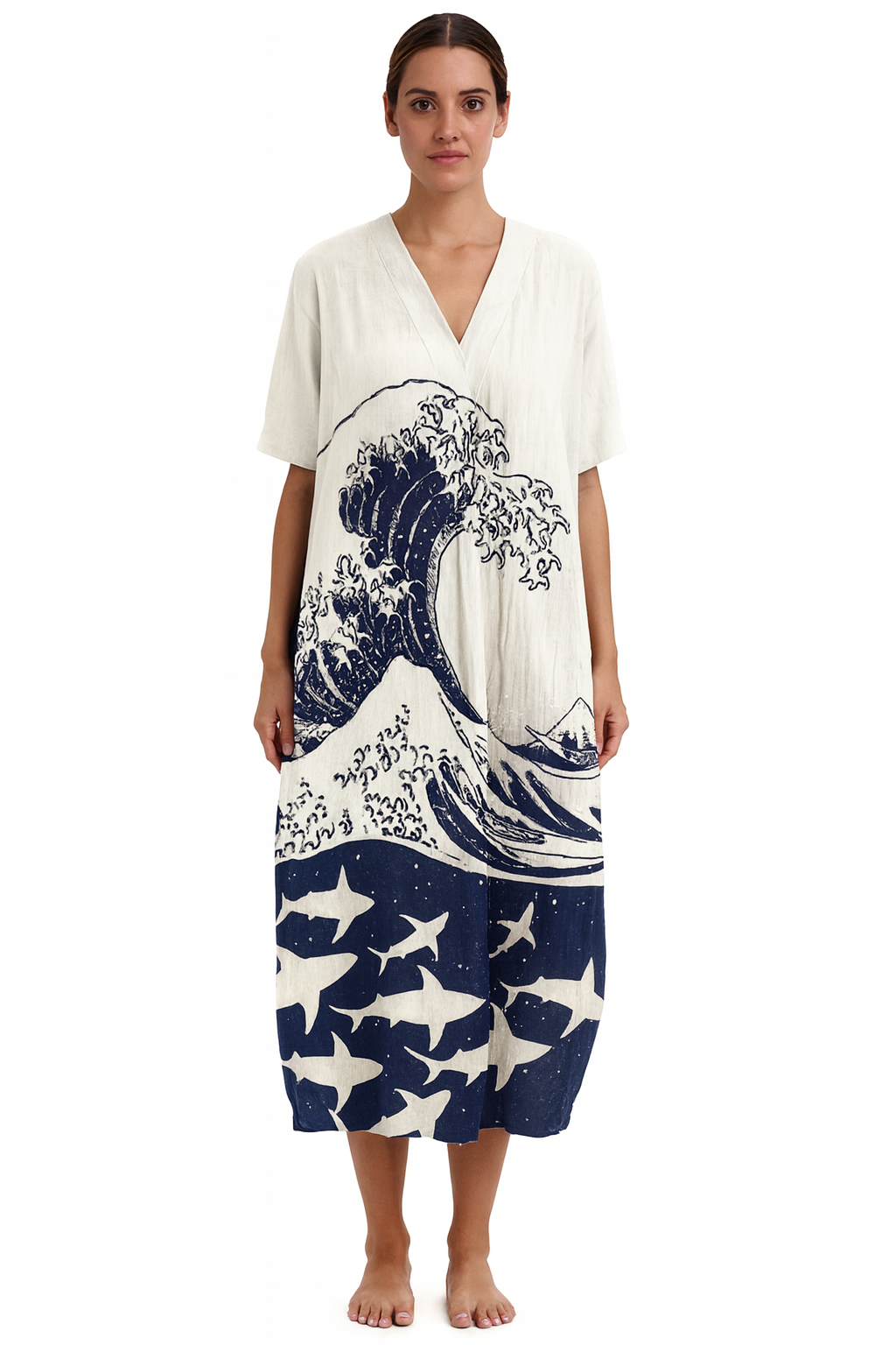 Florales Sommer-Maxikleid