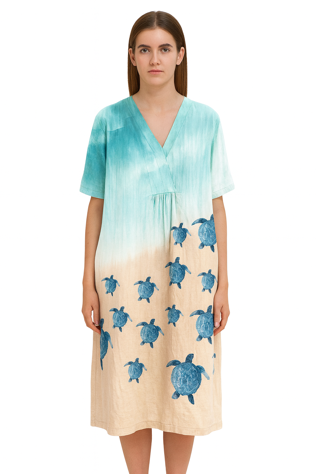 Florales Sommer-Maxikleid