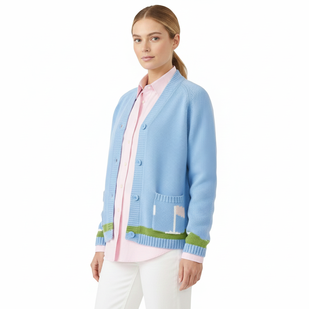 Nalea Checkknit Cardigan
