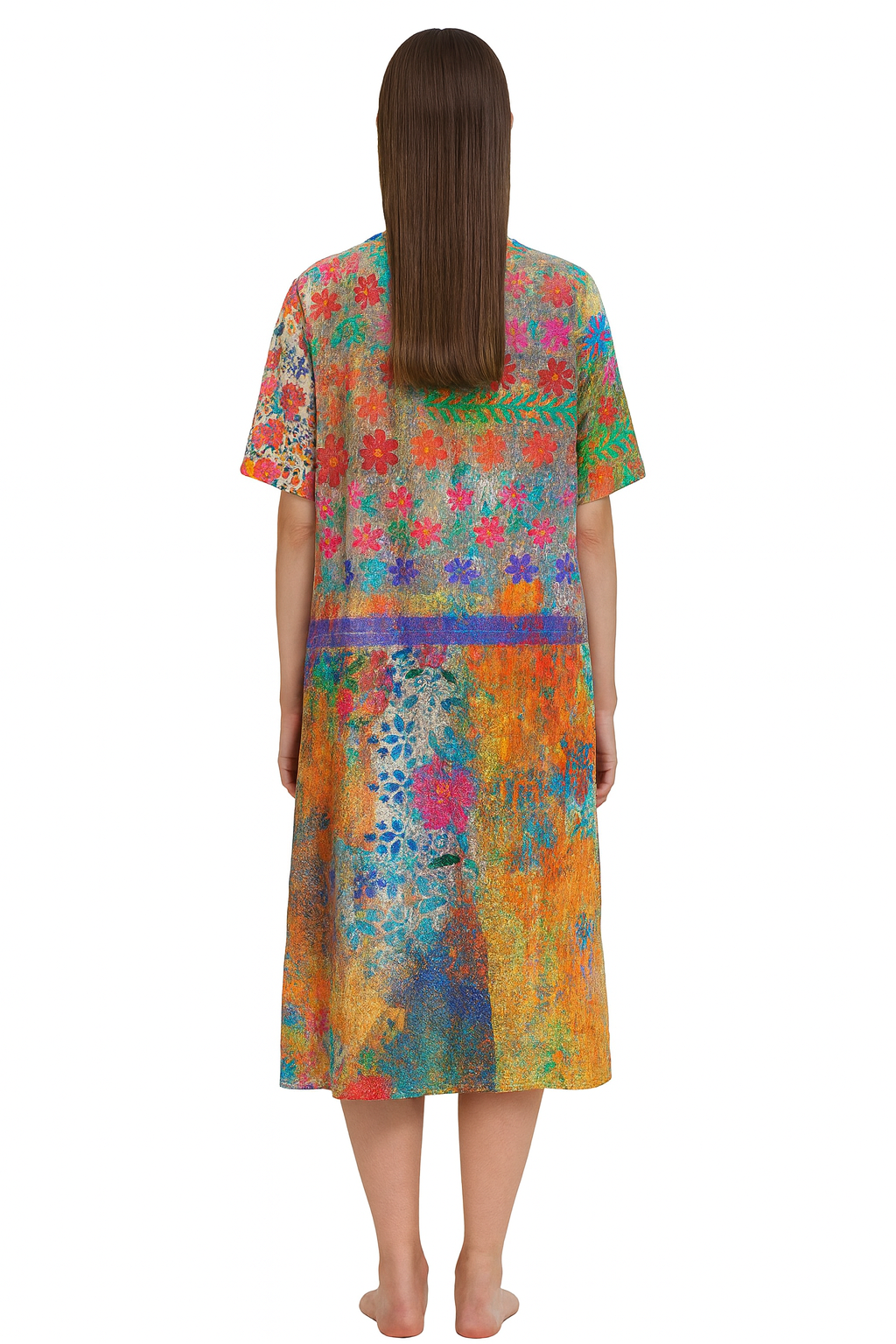 Florales Sommer-Maxikleid