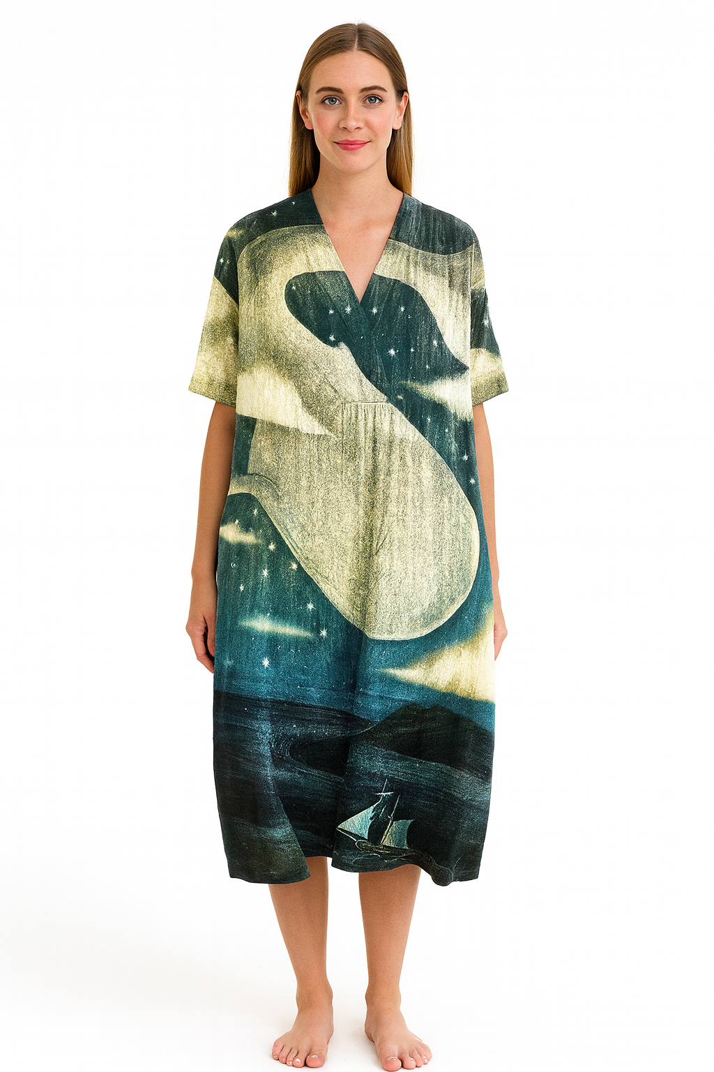 Florales Sommer-Maxikleid