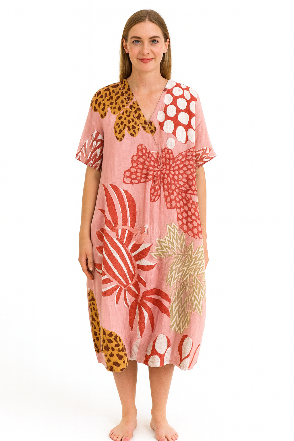 Florales Sommer-Maxikleid