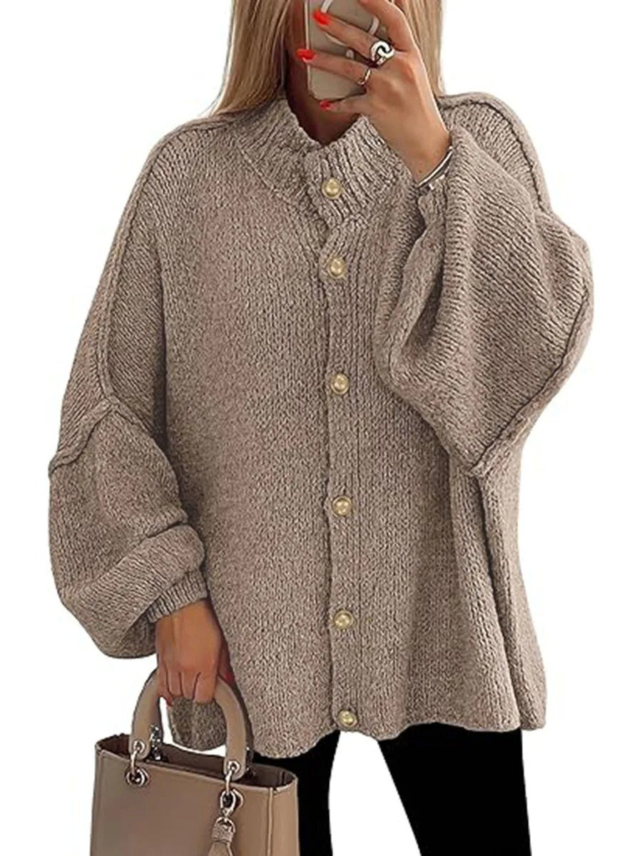 Klassischer Strick Cardigan