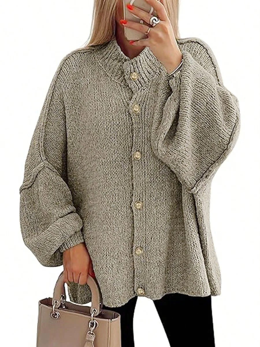 Klassischer Strick Cardigan