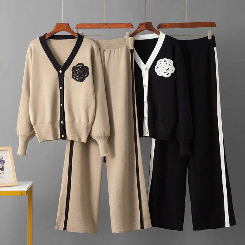 Elegantes Strick-Set Zweiteilig