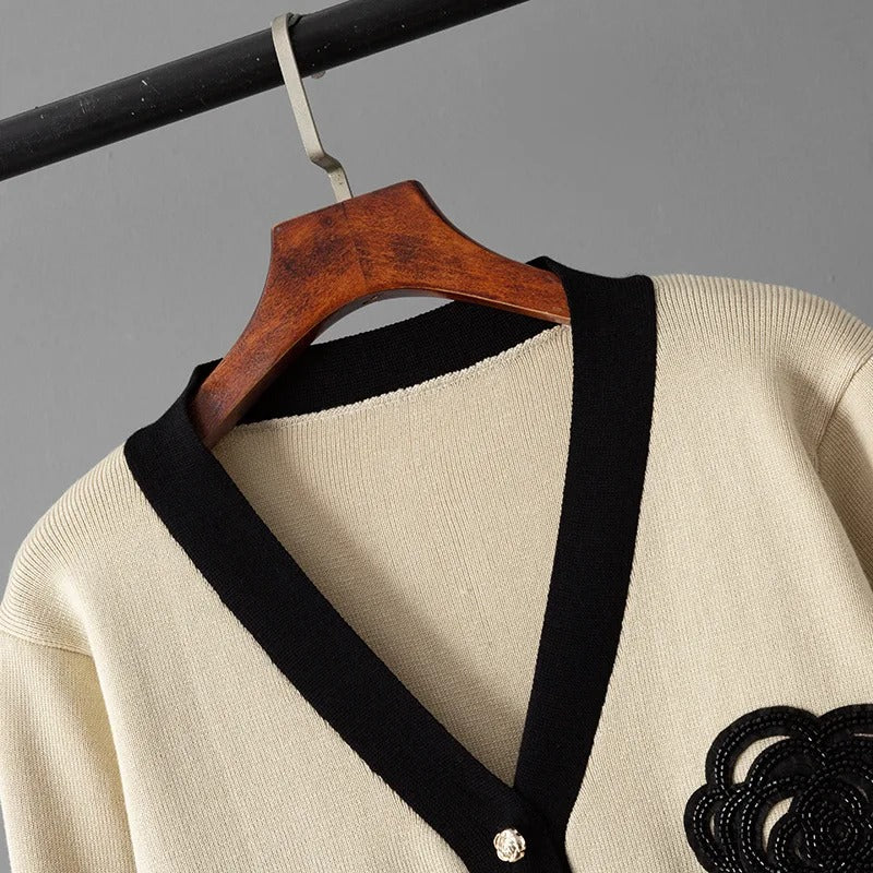 Elegantes Strick-Set Zweiteilig