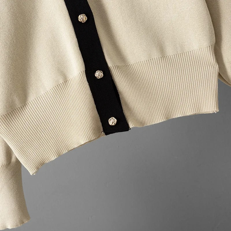 Elegantes Strick-Set Zweiteilig