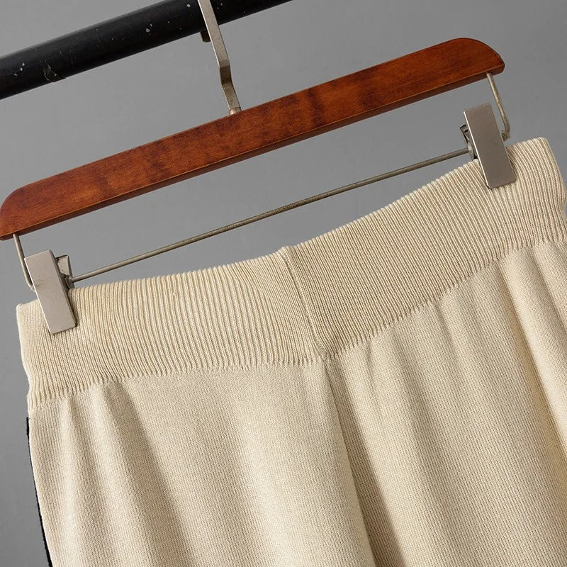 Elegantes Strick-Set Zweiteilig