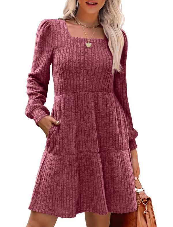Renia Squareknit Kleid