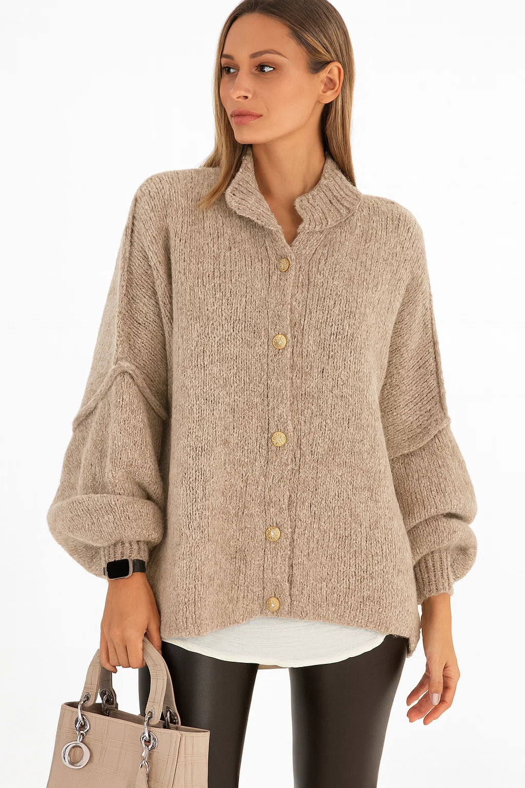 Oversize-Strickcardigan