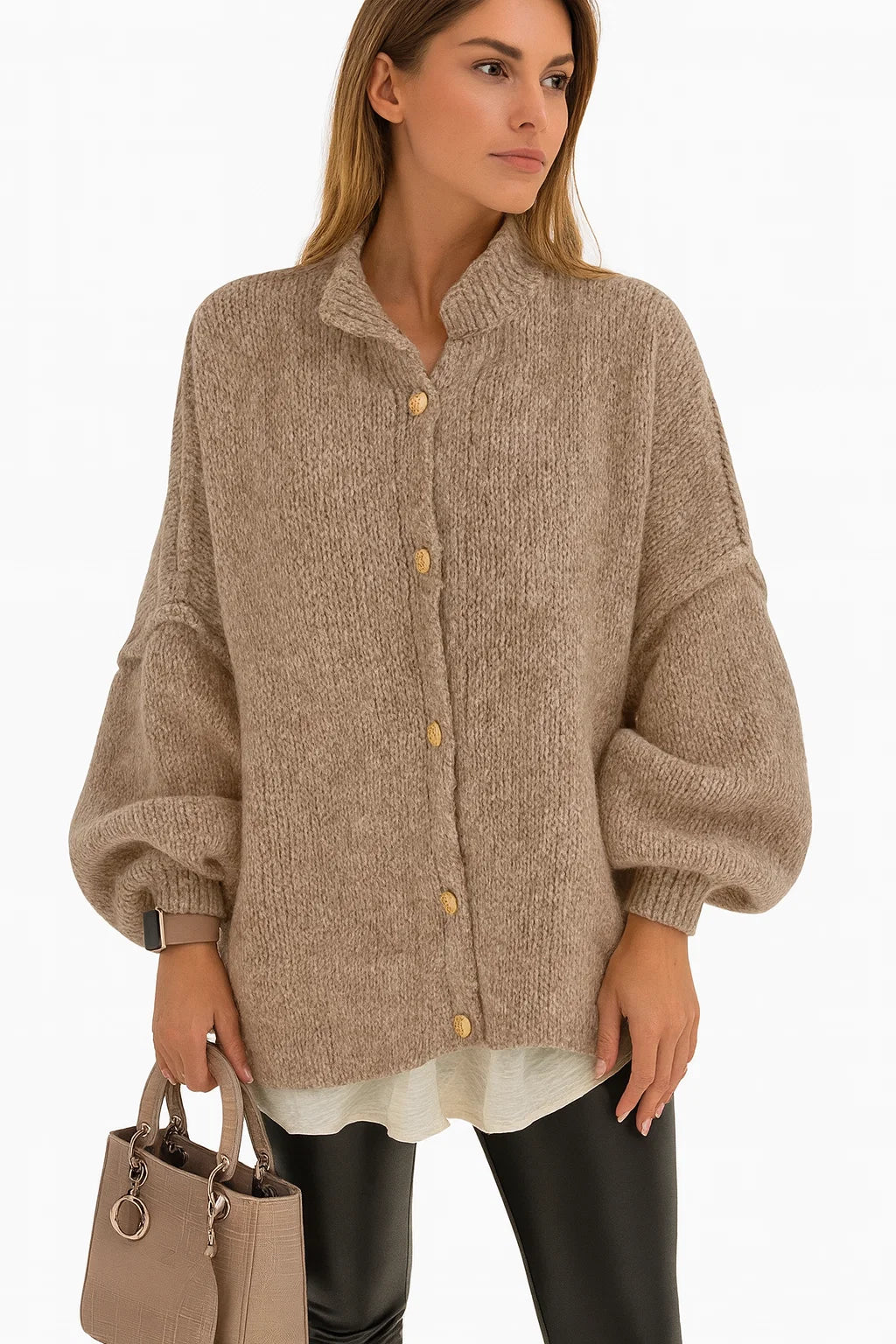 Oversize-Strickcardigan