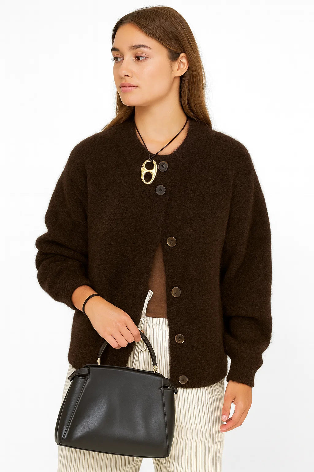 Strickcardigan mit Knöpfen