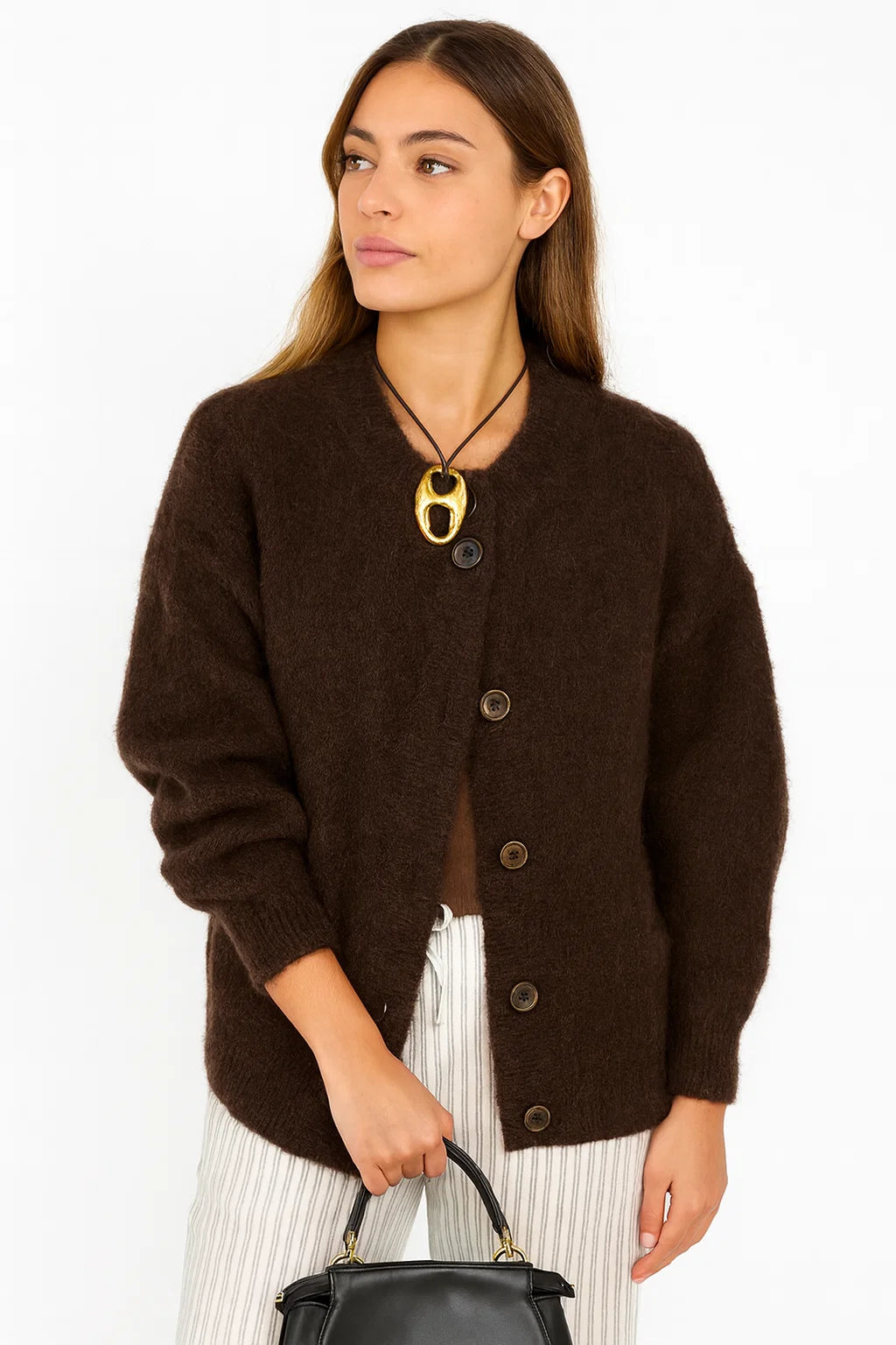 Strickcardigan mit Knöpfen