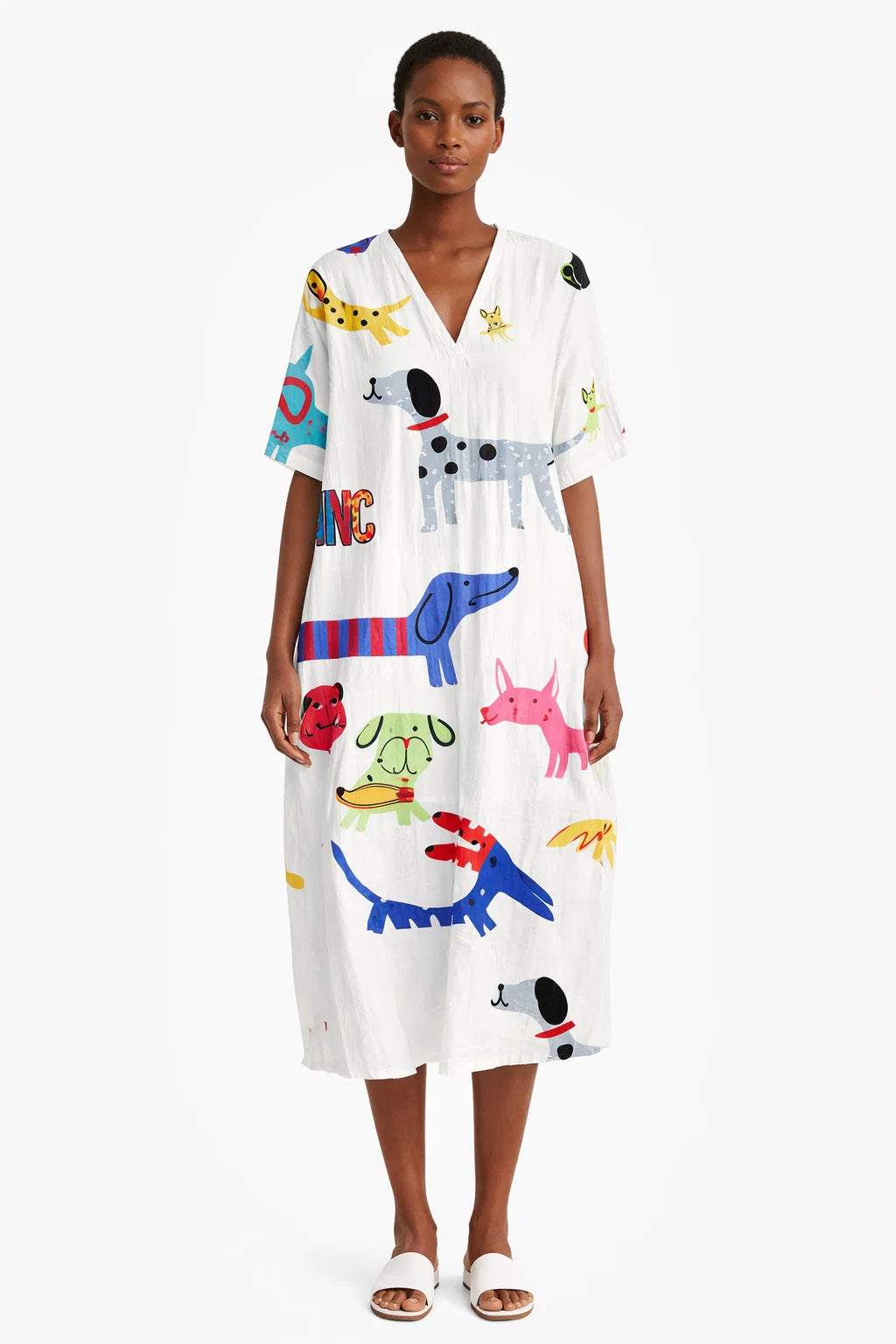 Abstraktes Sommerkleid