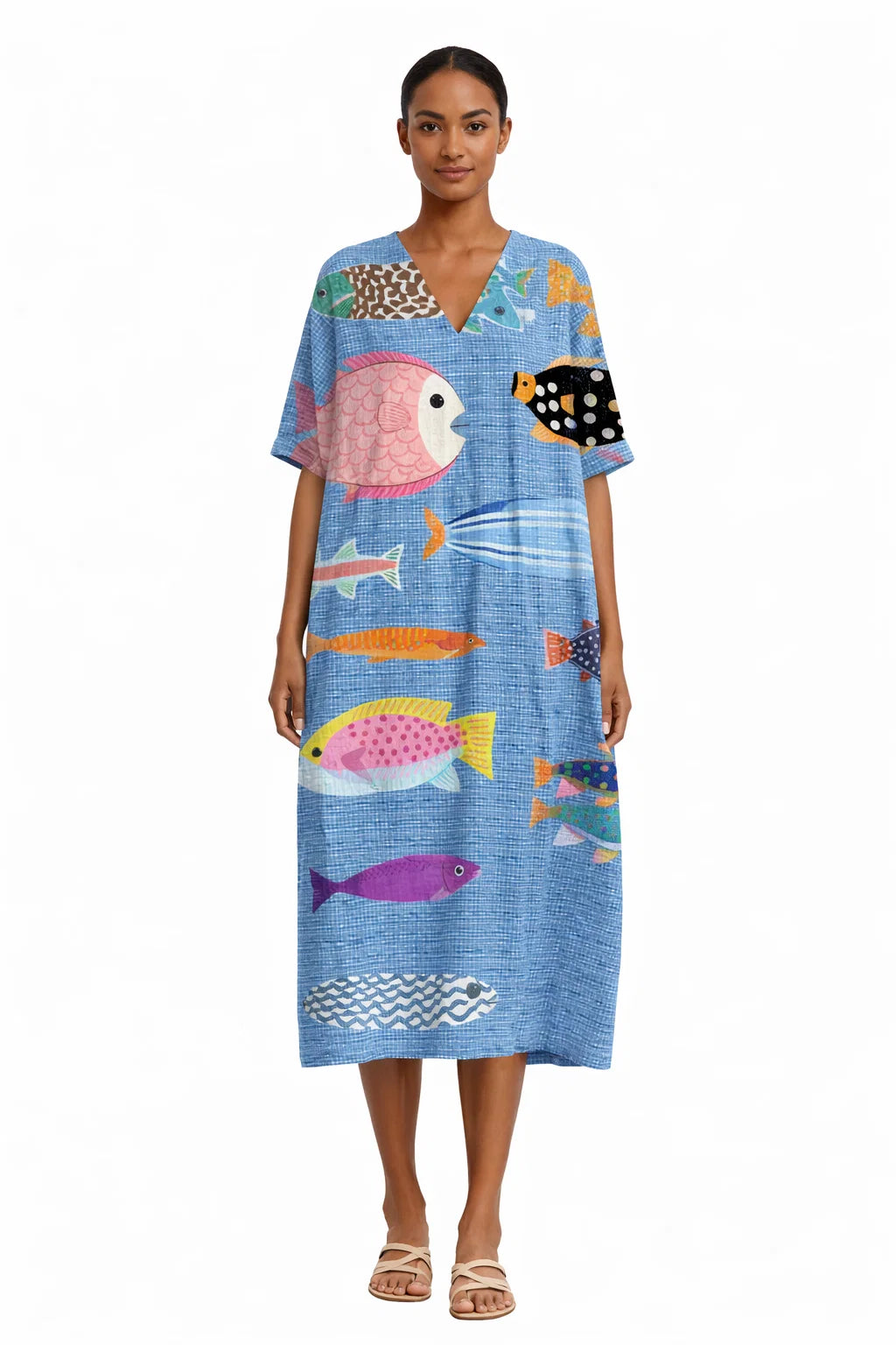 Abstraktes Sommerkleid