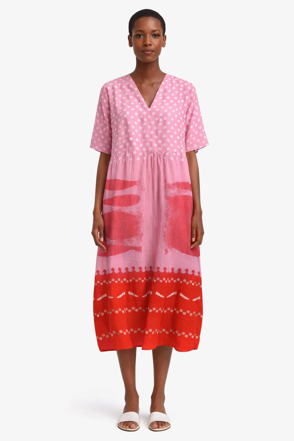 Abstraktes Sommerkleid