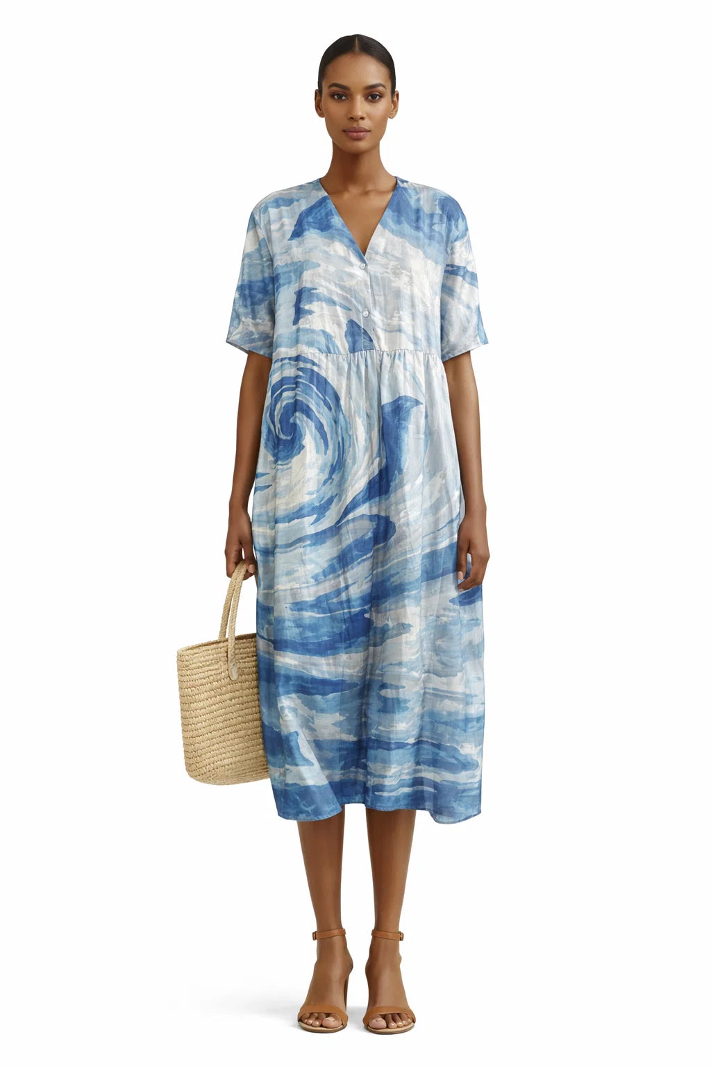 Abstraktes Sommerkleid