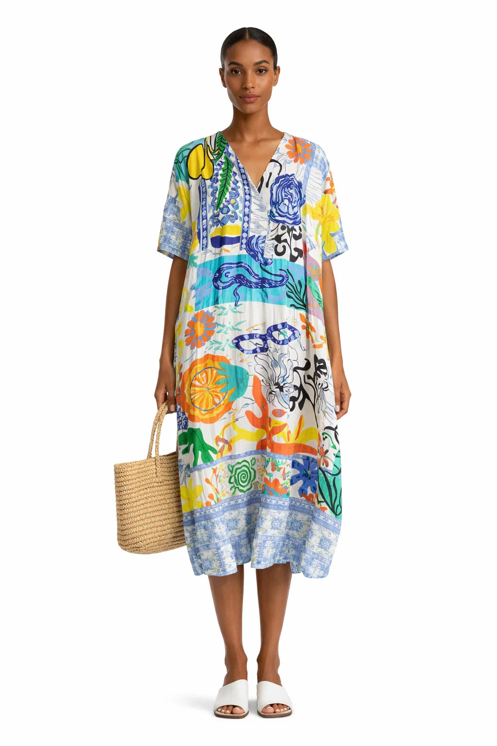 Abstraktes Sommerkleid