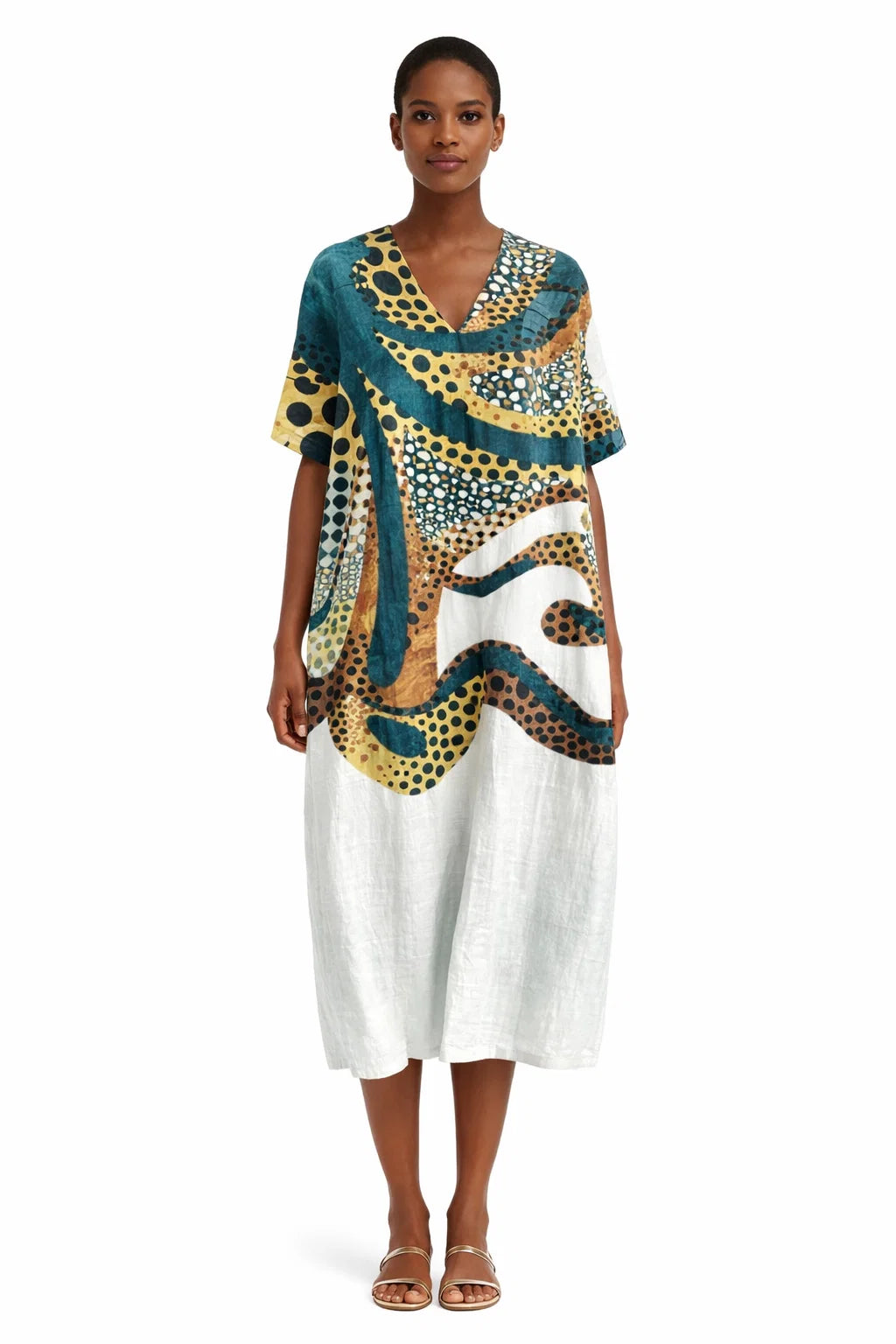 Abstraktes Sommerkleid