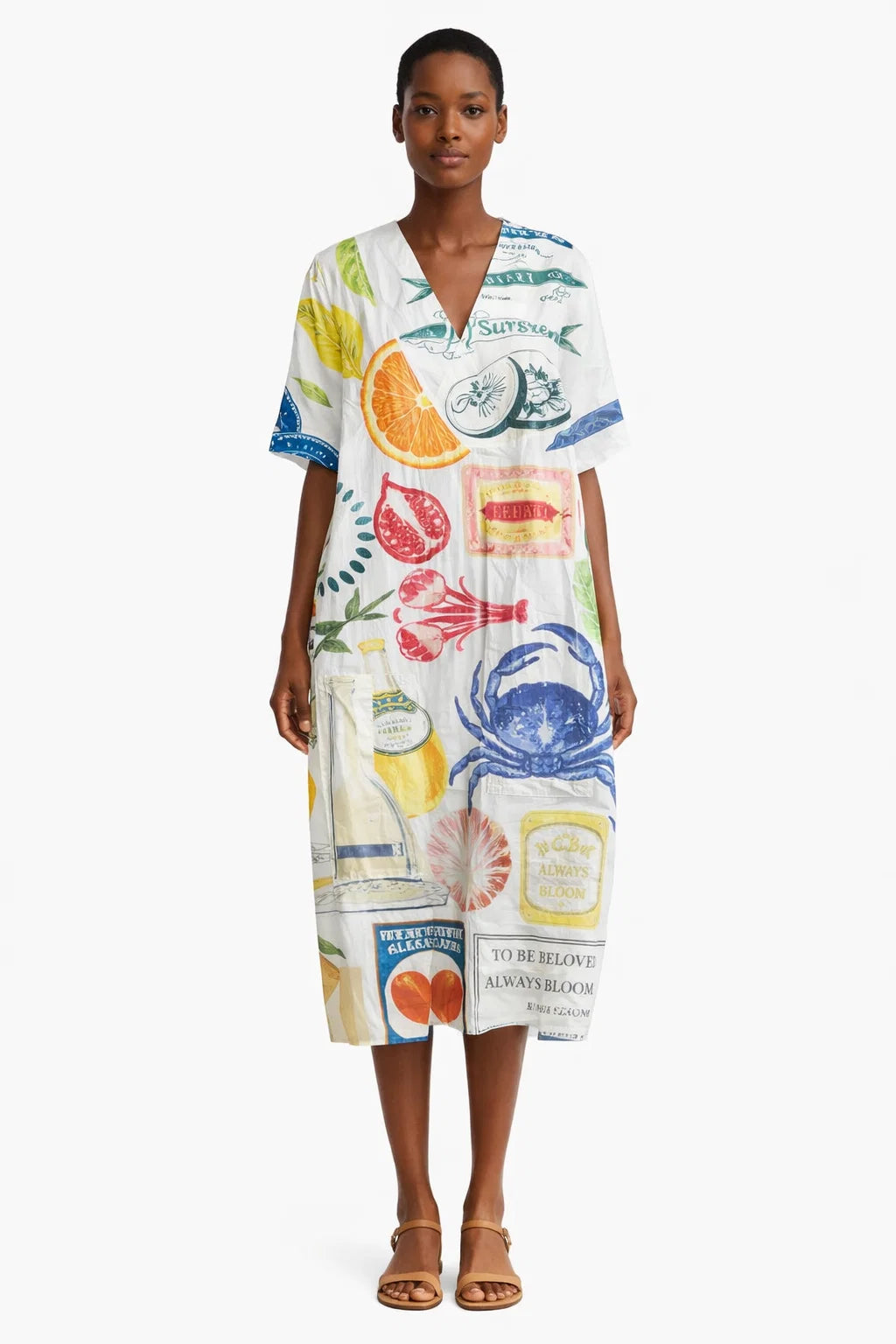 Abstraktes Sommerkleid