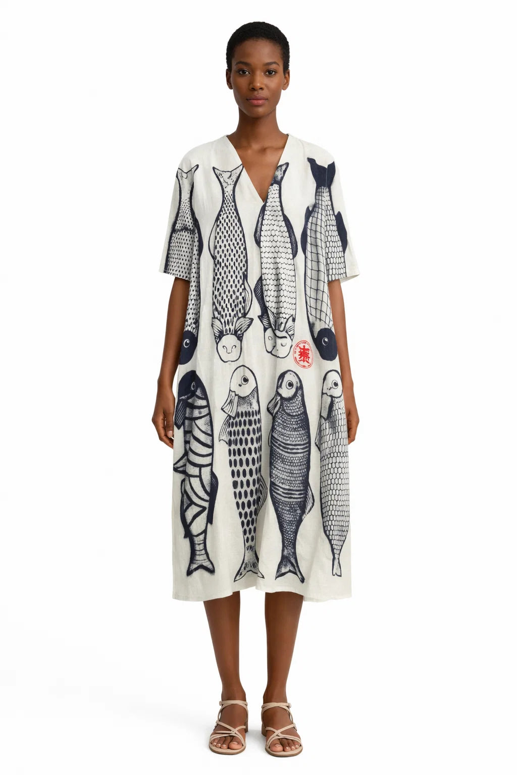 Abstraktes Sommerkleid