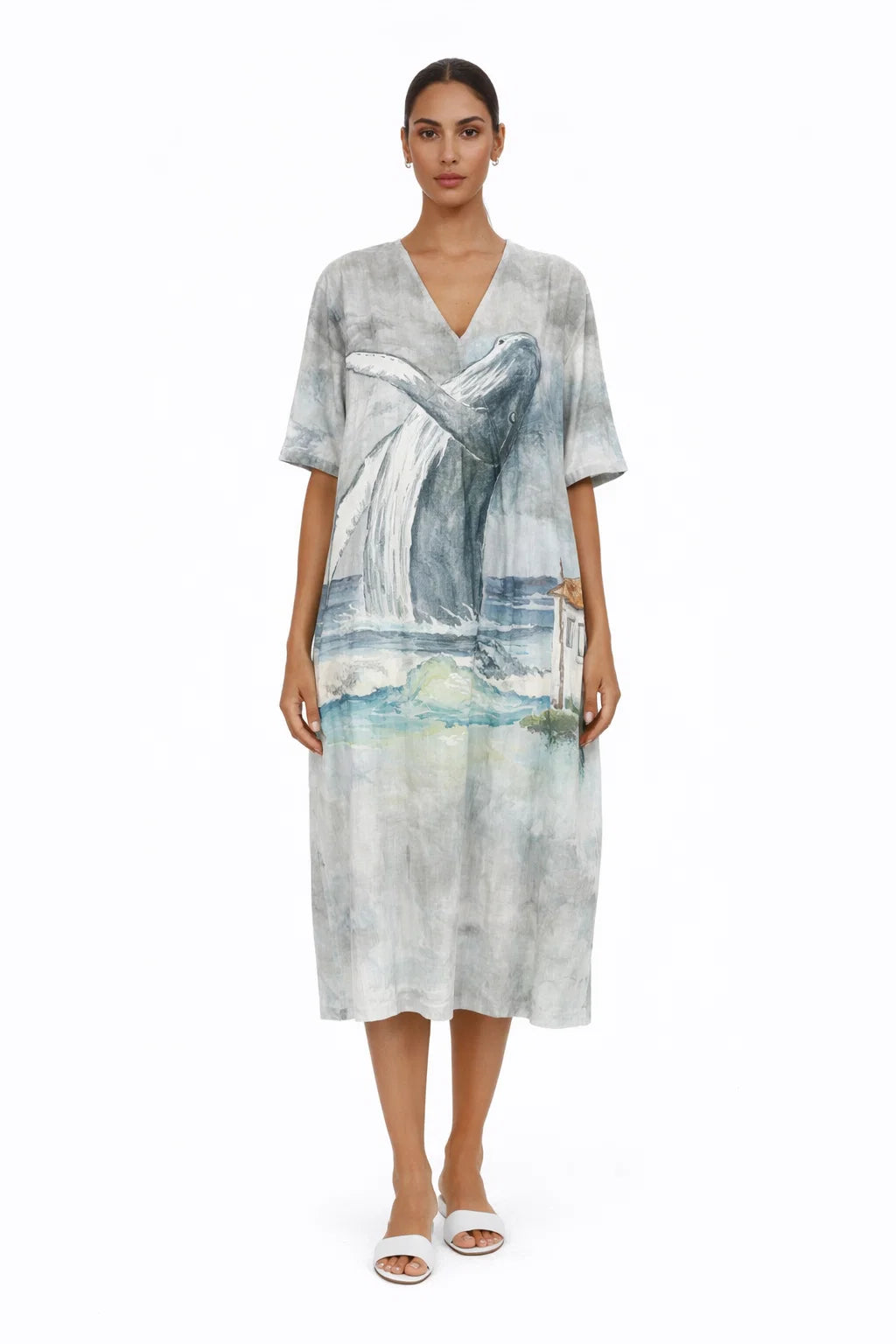 Abstraktes Sommerkleid