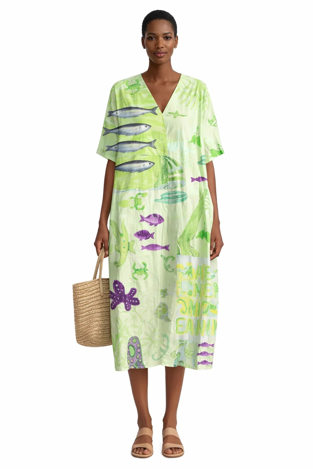 Abstraktes Sommerkleid