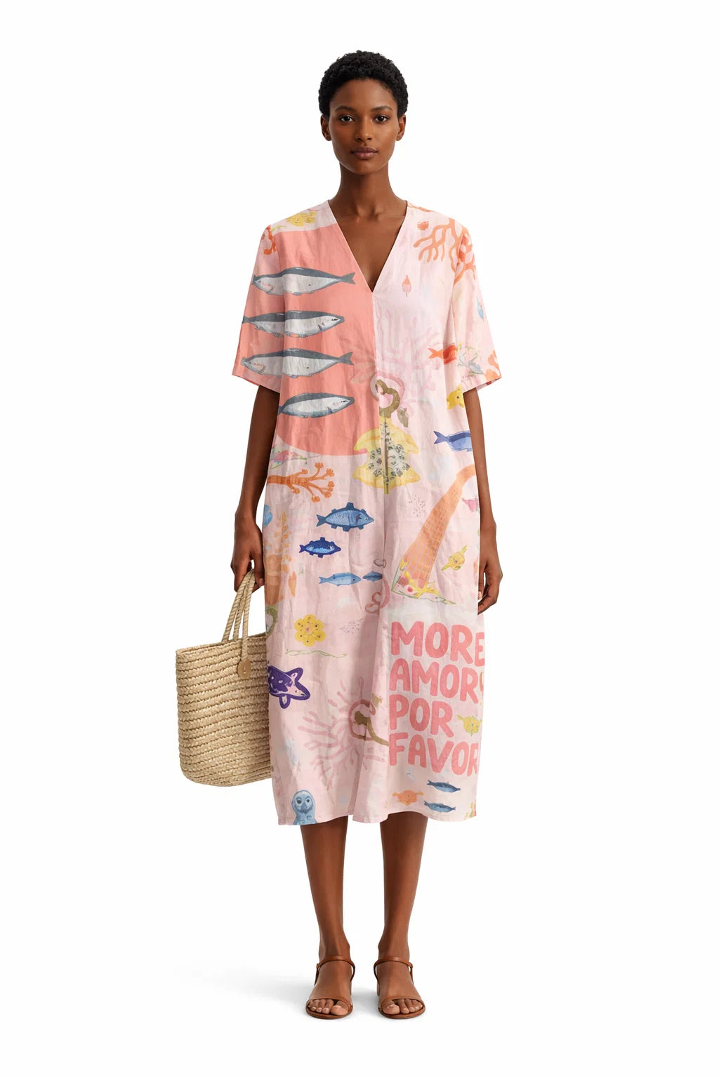 Abstraktes Sommerkleid