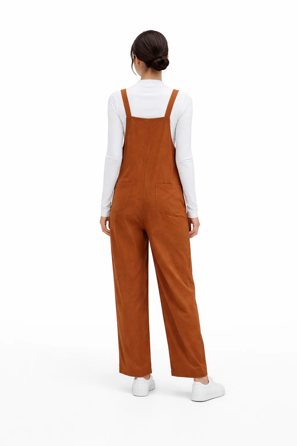 Cord-Overall mit weitem Bein