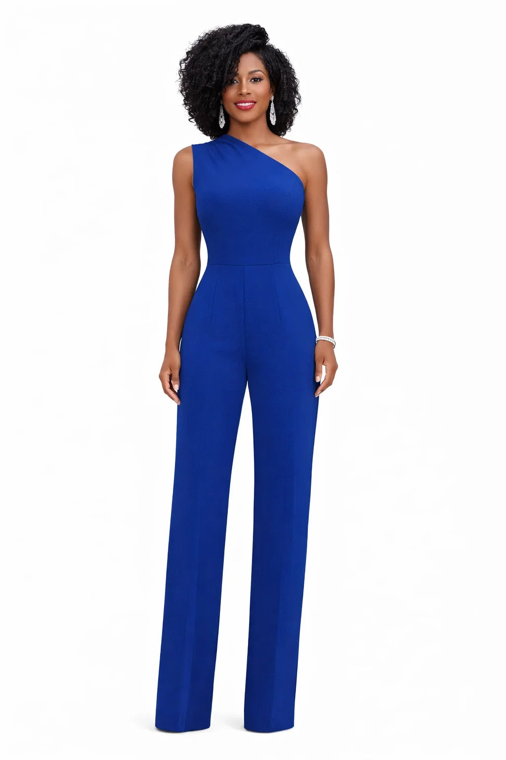 Ein-Schulter-Jumpsuit