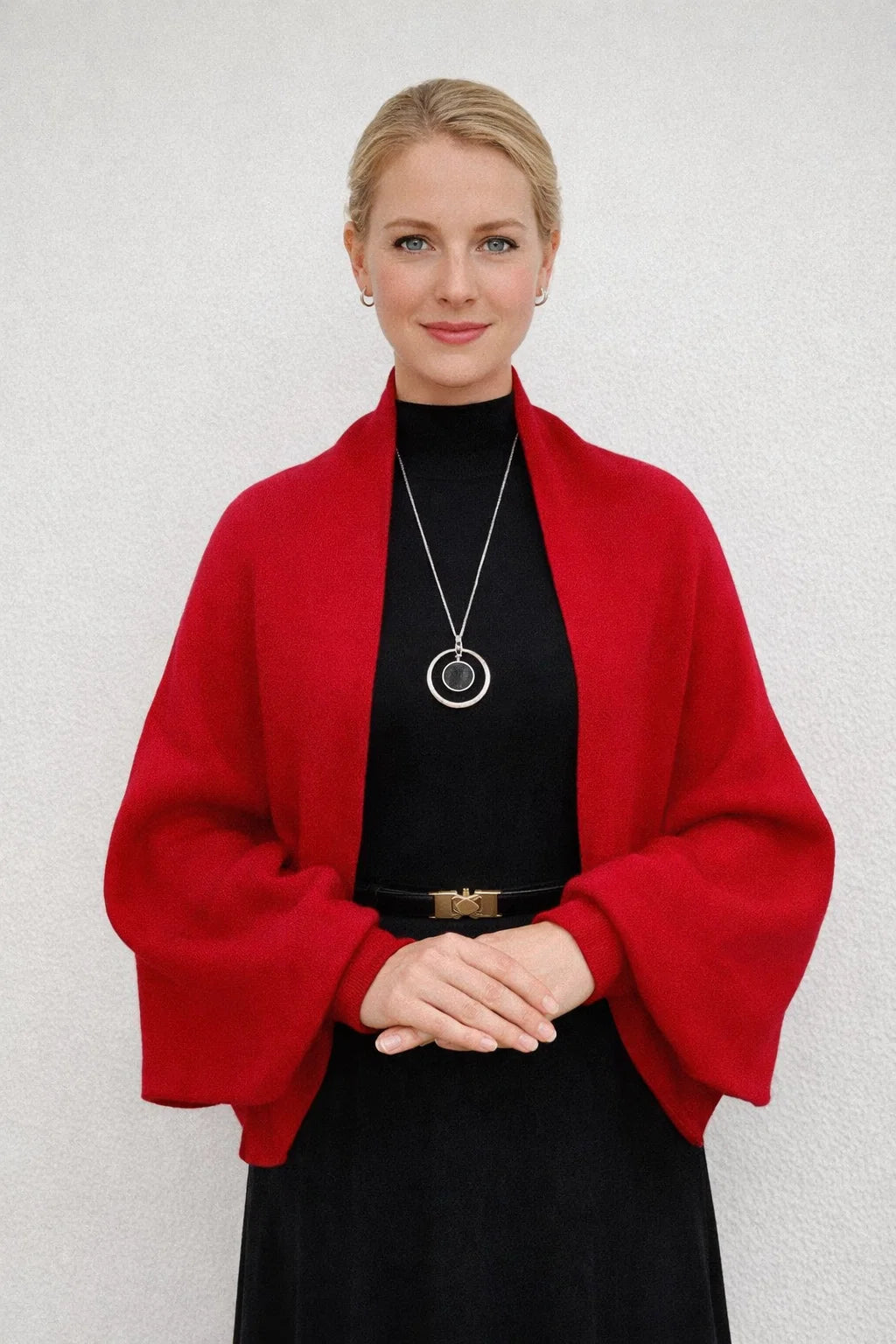 Boho-Strick-Cardigan Schal