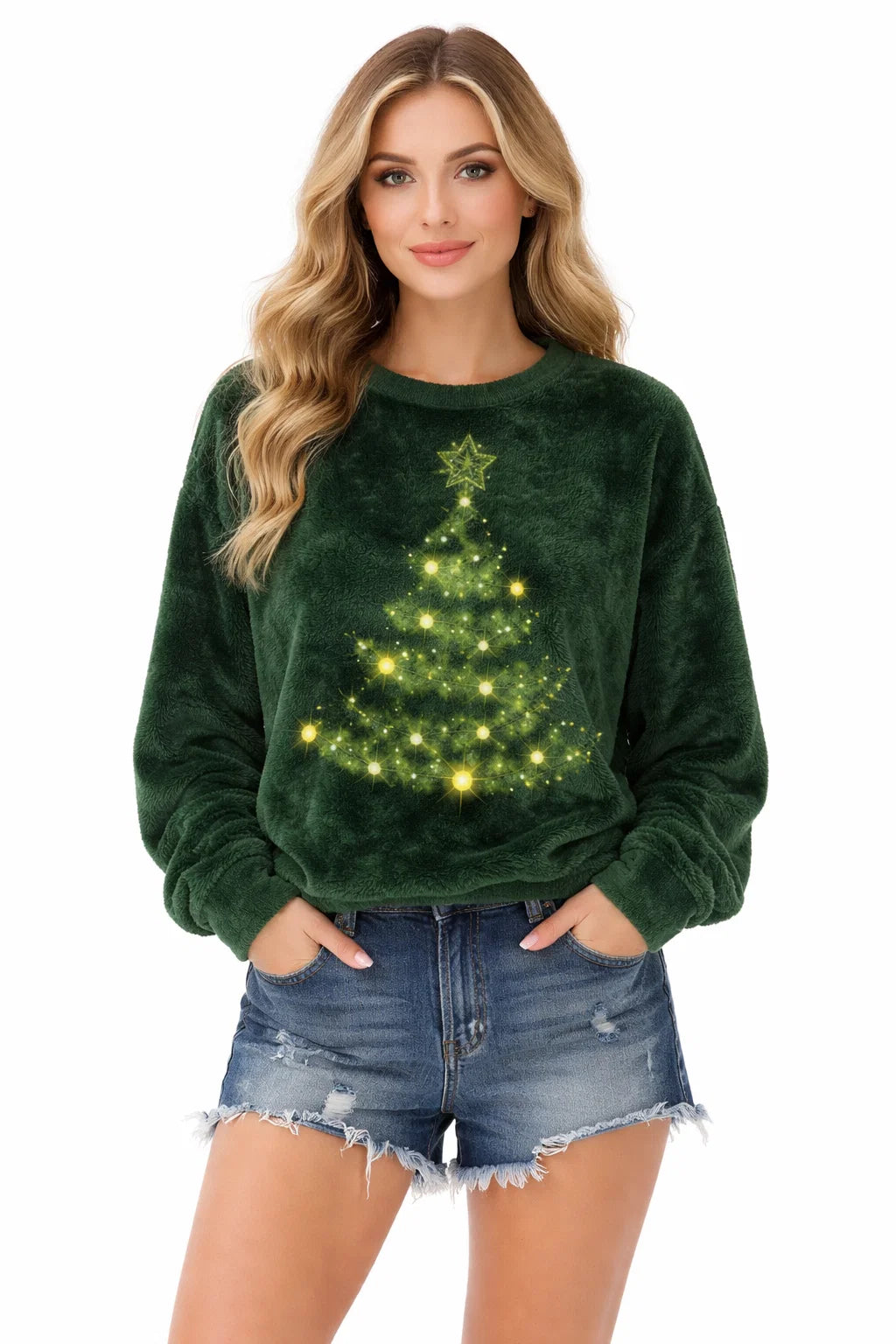 Weihnachtskatzen-Pullover