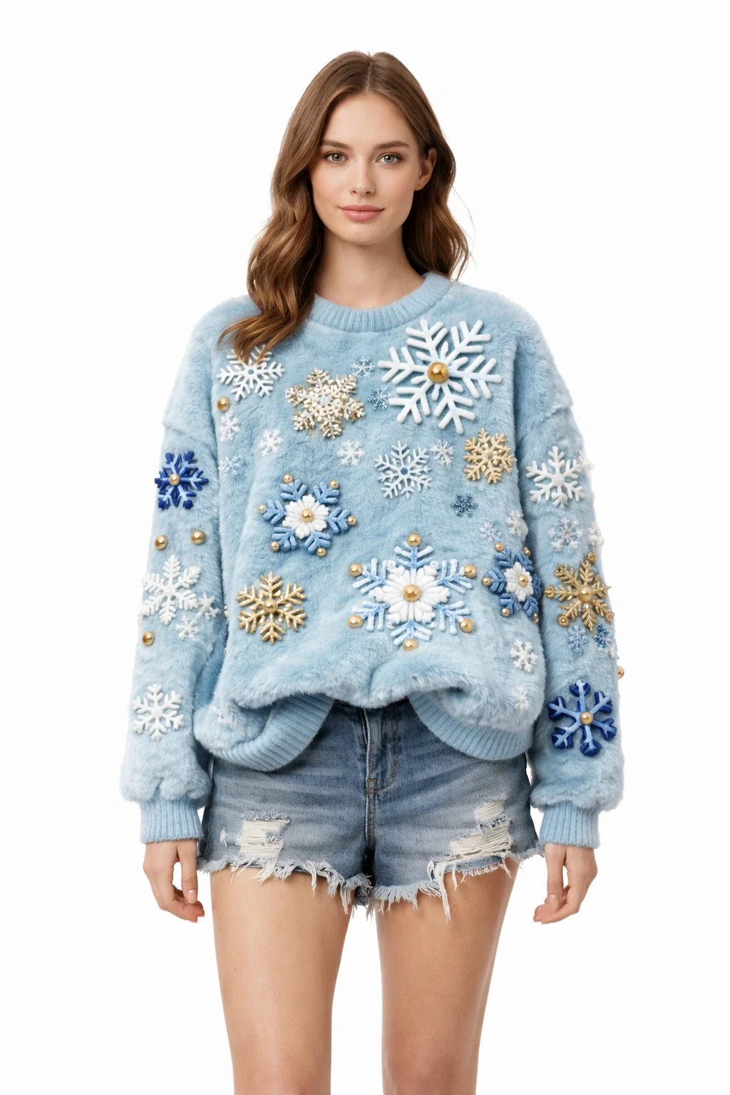 Weihnachtskatzen-Pullover