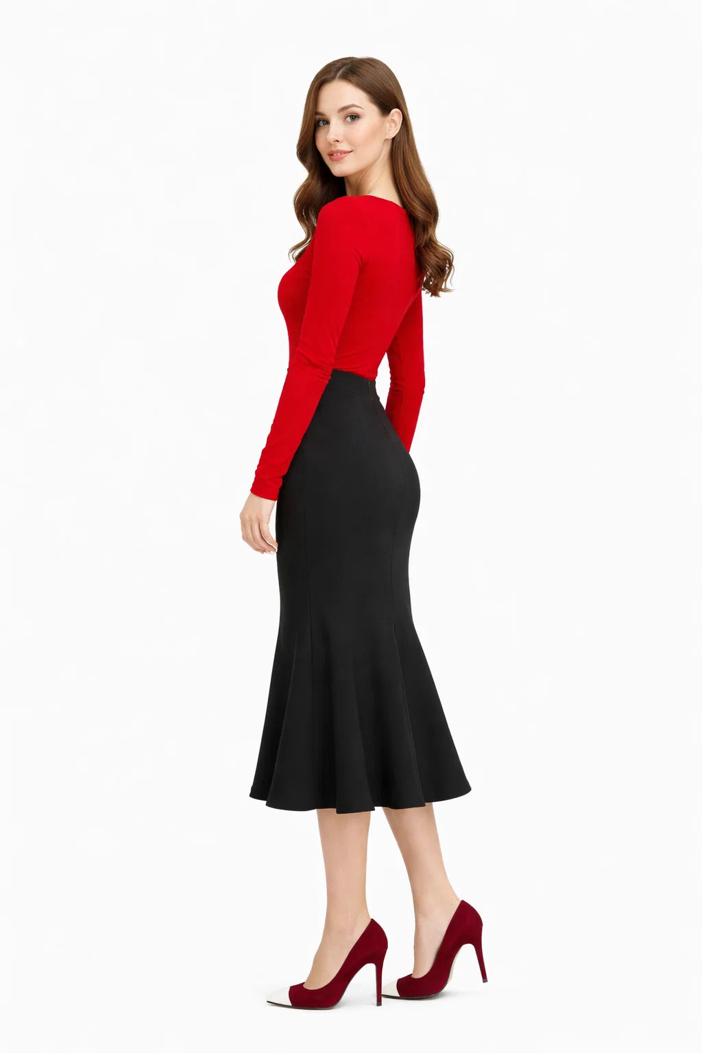 Eleganter Mermaid-Maxirock