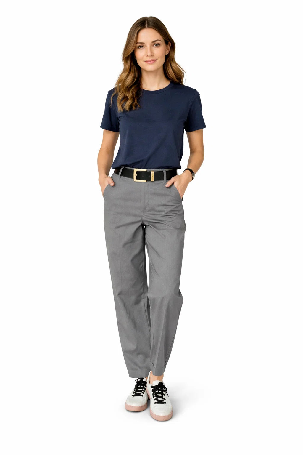 High-Waist Straight Hose