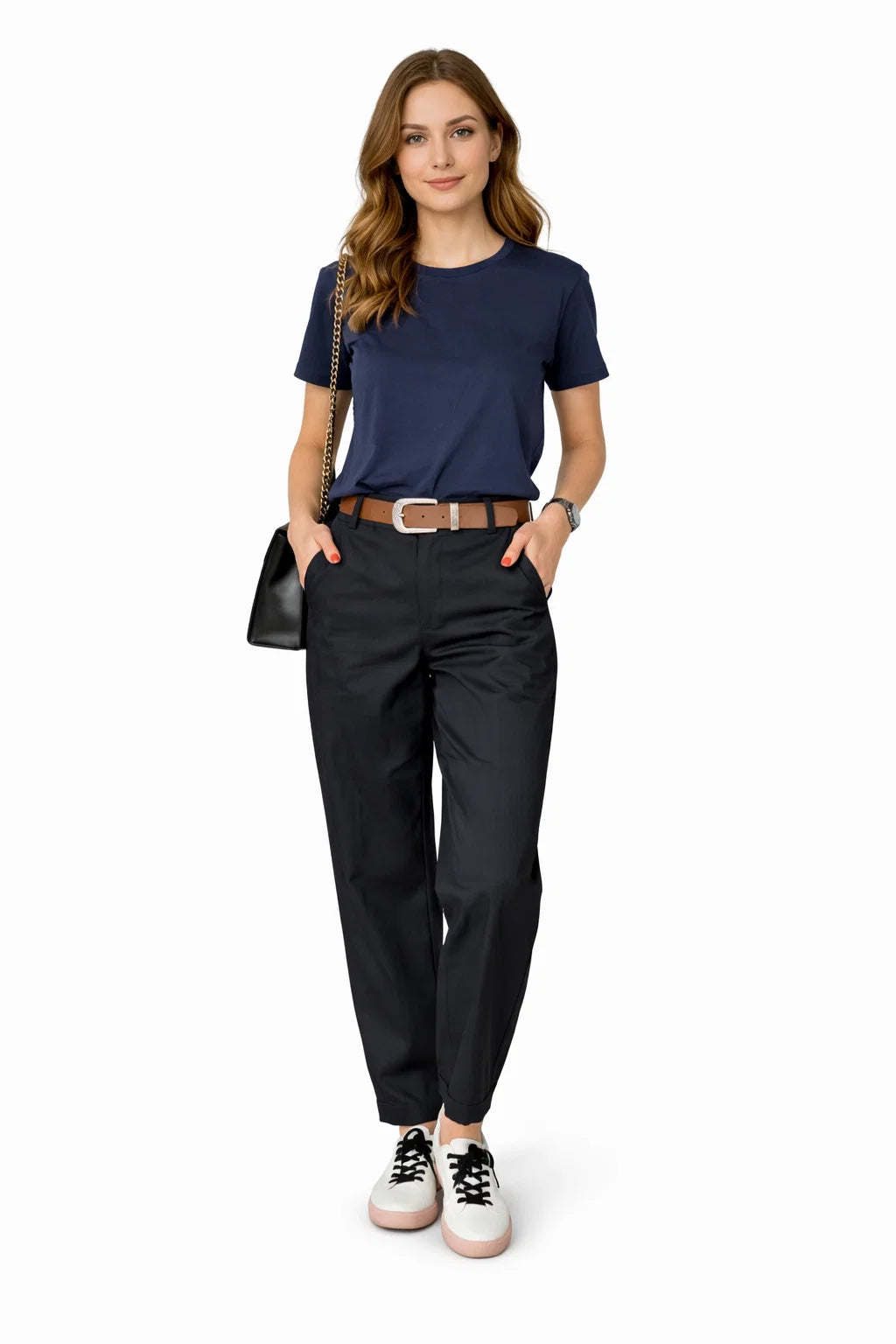 High-Waist Straight Hose